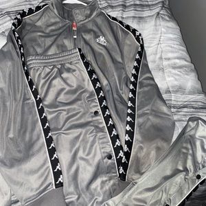 Kappa Silver Track Suit (SIZE L/XL)